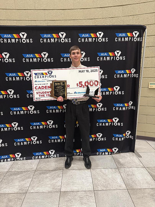 2025 AIA Student of the Year - Caden Hooper